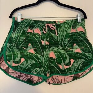 Judith March Tropical Palm Shorts, Size L